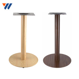 Yw מתכת ברזל פלדה ניקל יחיד צלב שולחן בסיס אבקה מצופה פלדה מגולגל צורה חרוט פלדה עמודות - Product Image 4