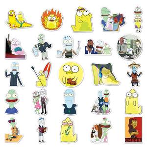 50 Uds venta directa <span class=keywords><strong>de</strong></span> fábrica decorativa Laptop Skateboard equipaje coche pegatinas EE. UU. película Solar opuestos pegatinas - Product Image 4