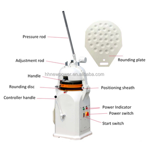Divisora y Boleadora Automática de Masa para Pizza, Máquina para Dividir y Bolear Masa, Boleadora y Amasadora de Masa para Tortillas de Panadería - Product Image 4