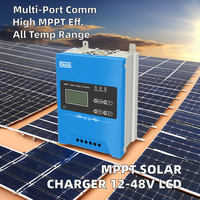Contrôleur de charge solaire 60A MPPT Écran LCD 12v 24v 36v 48v