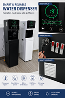 Meilleure Vente 2026 : Distributeur d'Eau Vertical avec Système de Filtration et Purification par Osmose Inverse, Trois Robinets (Eau Chaude, Tiède et Froide)