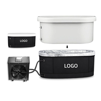 Refroidisseur à bain de glace 2hp Vente à chaud Filtre à pompe intégré Refroidisseur à faible bruit Refroidisseur à eau 0 degrés Bain de glace