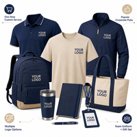 Ensemble d'accueil exécutif avec gilet polo, sac à dos, casquette, parapluie, tasse et carnet de notes pour invités VIP et événements de direction