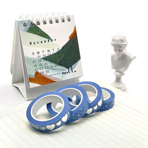 <span class=keywords><strong>Cinta</strong></span> Adhesiva Decorativa <span class=keywords><strong>Washi</strong></span> Plateada con Diseño de Olas y Amor Japonés, Directo de Fábrica en China, con Precio - Product Image 2