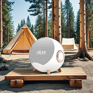 Haut-parleur portable étanche Q8 avec chargeur sans fil, réveil, utilisation en extérieur, charge rapide et batterie - Product Image 2