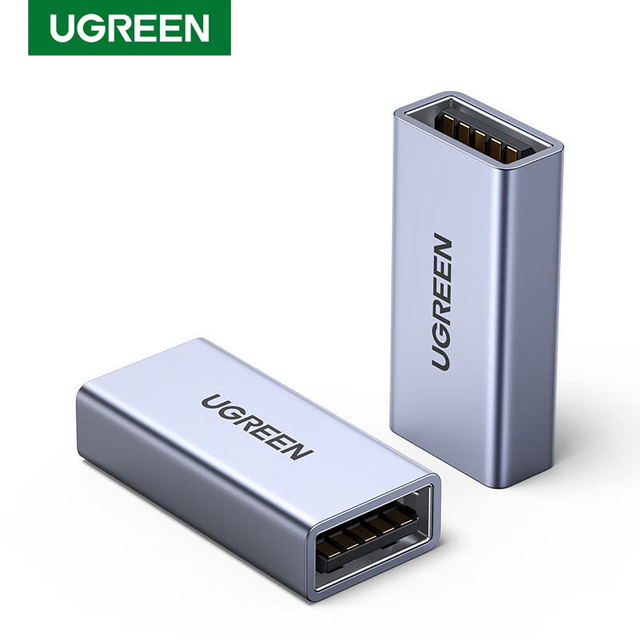 UGREEN USB Adapter Female to Female USB Type A 3.0 Cable Coupler 5Gbps High Speed USB 3.0 Extension Connector for PC Laptop