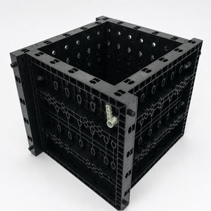 Sistema de Encofrado de Columnas de Plástico ABS Ajustable, Ligero y Reutilizable para la Construcción - Product Image 4