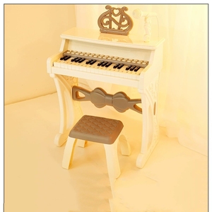 Wholesale Children Mini Piano Set With Microphone <b>Bench</b> Multi‑Function Kids Electronic Keyboard Toy For Early Education - Product Image 3