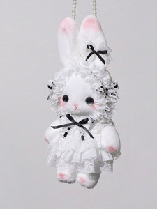 Mochila de Felpa con Estampado Animal de Alta Calidad Original, con Cremallera, Estilo Lolita, Conejito, para Niñas, Regalo Navideño - Product Image 2