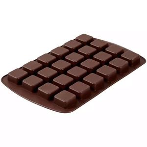 Moldes de Silicona para Cuadrados de Brownie de 24 Cavidades, Herramientas para Hornear Pasteles de Chocolate Más Vendidas - Product Image 2