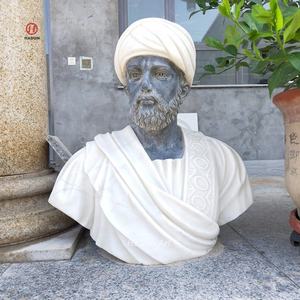 Statue de buste en bronze personnalisée du fondateur anonyme - Product Image 3