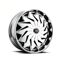 Jantes en alliage forgé DUB S704 BLANG 24-26 pouces 5x112 5x120 pour Chevrolet Impala Caprice Charger Challenger Chrysler Cadillac