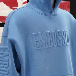 高品质超大加厚连帽衫定制刺绣连帽衫时尚服装男士服装服饰制造商服装 - Product Image 2