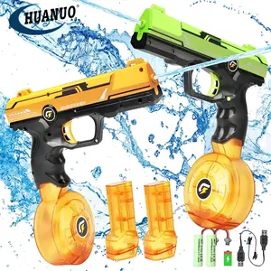 Electric Water Gun Rechargeable Automatic Water Pistols with 450 CC + 58 CC Large Capacity Spray Blaster Summer Outdoor Toys