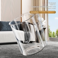 Aquarium transparent en PET pour la maison, aquarium de bureau, aquascape, réservoir d'eau de style luxueux, couvercle de réservoir, conteneur haut de gamme pour l'aquaculture