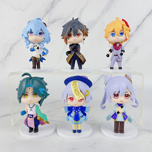 Juego de 6 figuras de acción de dibujos animados de Klee, modelos de juguete pequeños de <span class=keywords><strong>Genshin</strong></span> Impact Keqing, figuras coleccionables de PVC, 6 estilos en 1 - Product Image 3