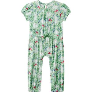Combinaison courte pour bébé fille EASWEET, manches courtes, douce, respirante, en viscose de bambou, pour nourrissons et tout-petits - Product Image 1