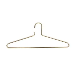 Metalen Draadhanger Anti Roest Goud Metalen Jas Kleerhanger Massief Gecoate Hangers Fabrikant