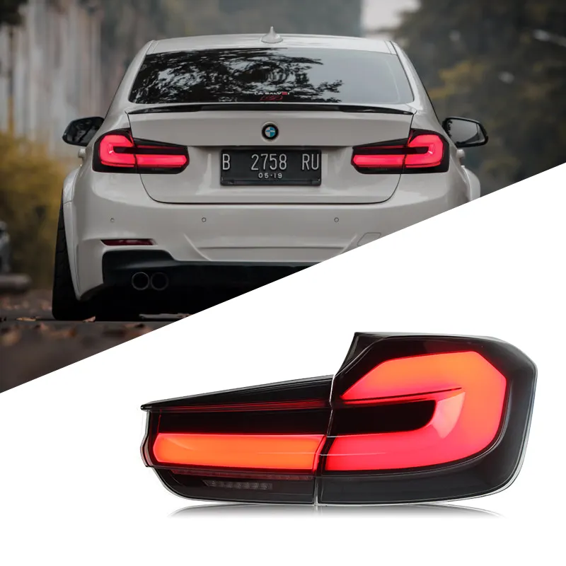 BMW F30 LED 테일 램프 2012-2019 F80 318i 320i 325i 328i M3 테일 라이트 Drl 리어 스톱 브레이크 자동차 액세서리