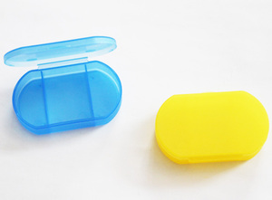 <span class=keywords><strong>Caja</strong></span> de pastillas de plástico con 3 compartimentos personalizados, medicina, 7 días, semanal - Product Image 4