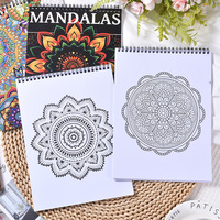 Cahiers de coloriage professionnels de haute qualité pour adultes, pour dessin au crayon et peinture, destinés aux étudiants