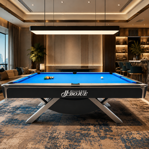 Mesa de Billar de Competición BOJUE de 9 pies, Estructura de Madera de Roble Tailandés, Pizarra Jiujiang de 25 mm, Mesa de Billar Profesional con Pizarra Jiujiang Bojue-Onyx de 25 mm - Product Image 3