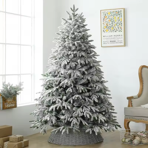 <span class=keywords><strong>Sapin</strong></span> <span class=keywords><strong>de</strong></span> Noël artificiel en épicéa <span class=keywords><strong>de</strong></span> haute qualité, respectueux <span class=keywords><strong>de</strong></span> l'environnement, style <span class=keywords><strong>conte</strong></span> <span class=keywords><strong>de</strong></span> fées, lumières LED blanc chaud, finition en velours recouvert <span class=keywords><strong>de</strong></span> neige - Product Image 4
