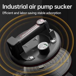 नई इलेक्ट्रिक 8 इंच वैक्यूम सक्शन कप दबाव गेज के साथ भारी शुल्क हैंड-धारण टाइल लिफ्टर सक्शन कप - Product Image 5