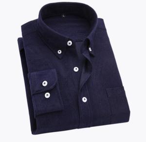 <span class=keywords><strong>Camicia</strong></span> Casual in <span class=keywords><strong>Velluto</strong></span> a <span class=keywords><strong>Coste</strong></span> a Maniche Lunghe Slim Fit per <span class=keywords><strong>Uomo</strong></span>, Ultimo Design in Vendita - Product Image 6