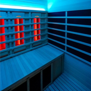 Современная Новая роскошная сауна для дома, 4 человека, инфракрасная озоновая спа-капсула, сухая сауна со светодиодной лентой - Product Image 4