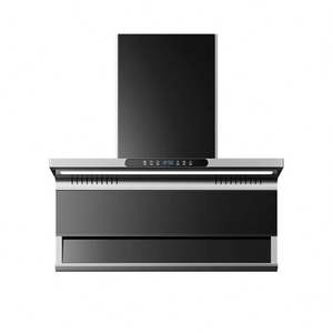 Campana extractora de doble succión del lado superior en forma de 7, escape ventilado eléctrico de acero inoxidable de alta succión para uso doméstico en la cocina - Product Image 5