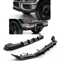 Pour Mercedes Benz G63 W465 2025 2026 – Kit de mise à niveau spécial ABS noir brillant : Lame avant, diffuseur arrière, pièces de pare-chocs et spoiler
