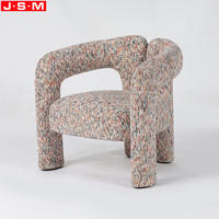 Nordic Fabric Accent Esszimmers tuhl Wohnzimmer möbel Single Leisure Sofa Armchair