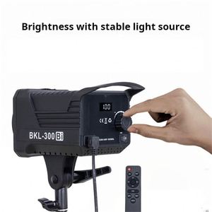 X625ไฟวิดีโอ LED สำหรับถ่ายภาพและเสียงระดับมืออาชีพ120W 3200-5600K ดีไซน์ใหม่ - Product Image 3