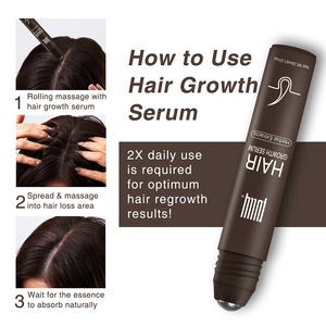 Suero orgánico para el crecimiento del cabello, aceite de biotina, tratamiento para el crecimiento del cuero cabelludo con jengibre, coco de argán, hogar nutritivo vegano principal - Product Image 6