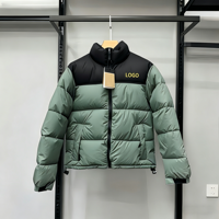 Veste d'hiver réversible en duvet de style gothique classique 1996 en PU personnalisé, grande taille, chaude, confortable et résistante au froid