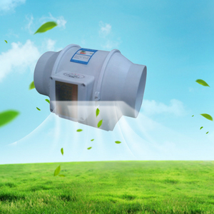 Điều khiển điện im lặng EC động cơ hỗn hợp luồng không khí kép tốc độ tăng cường Ống trích xuất không khí quạt thông gió OEM/ODM không gỉ - Product Image 1