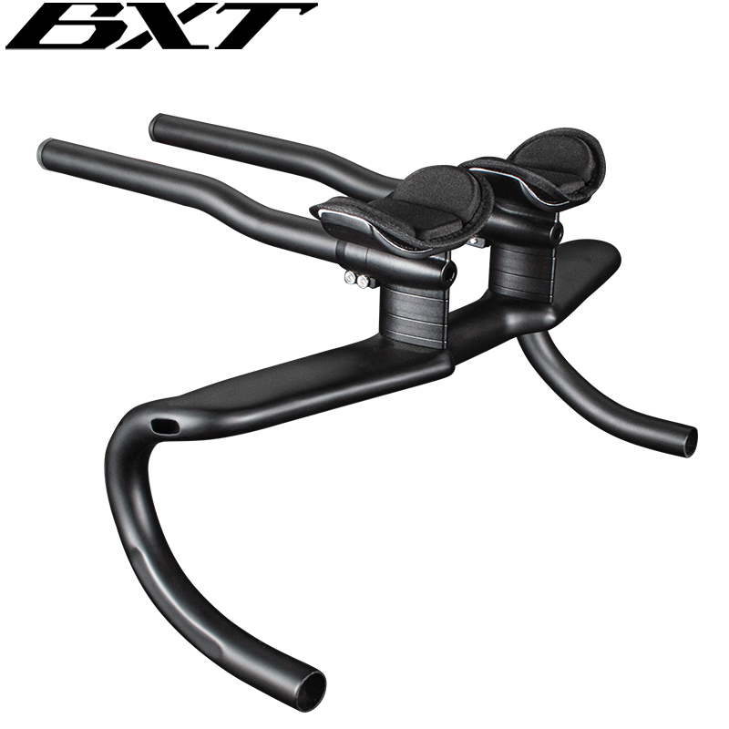Reste De Guidon De Vélo En Alliage D’aluminium – Barre De Repos Aérodynamique Noire Pour VTT