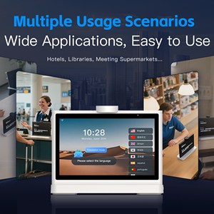 Traductor Inteligente de Voz e Imagen de Doble Pantalla con Sensor de Movimiento |    Operación con cable para hoteles, aeropuertos y salas de reuniones - Product Image 2