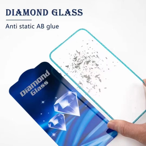 ฟิล์มกระจกนิรภัย Luminous Bling Diamond Edge HD ป้องกันรอยขีดข่วน 9H สำหรับ <span class=keywords><strong>iPhone</strong></span> <span class=keywords><strong>11</strong></span> Pro 12 13 14 15 16 Pro Max 17 Air - Product Image 5