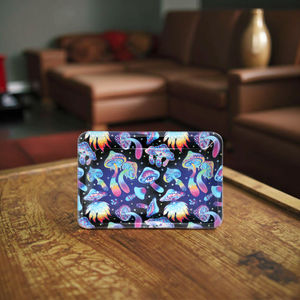 Oferta Especial: Kit de Molinillo de Hierbas Portátil Cuadrado <span class=keywords><strong>Funway</strong></span> SK006 con Diseño de Hongo, Bandeja Enrollable y Caja de Almacenamiento Metálica - Product Image 3