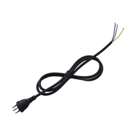 Certification standard suisse SEV H05VV-F cordon d'alimentation à queue nue à trou rond à trois conducteurs de 1.5mm carré