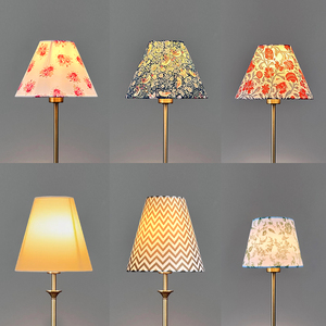 Customization High Quality E27 Screw Chandelier Fabric <strong>Lampshade</strong> <strong>Small</strong> European Style Bedside Cloth for Table Lamp <strong>Frame</strong> - Product Image 2