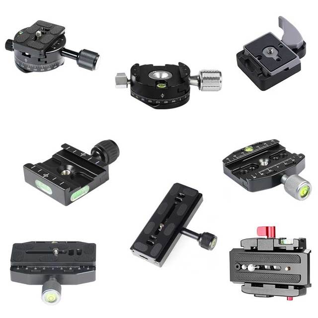 SORRIO Aluminum Quick Release Clamp QR50 60 70 90 110 120 200PL-14 Camera Accessories Tripod Ball Head Gimbal Photography Mount