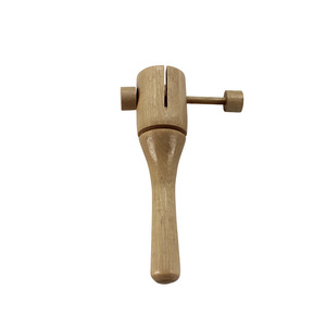 Tube sonore double rainuré en gros, instrument de percussion Orff, tube sonore en bois, jouet éducatif musical pour enfants - Product Image 3