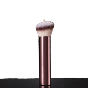 Pinceau de maquillage angulaire synthétique végétalien pour fond de teint, poudre et crème liquide, marque privée - Product Image 5