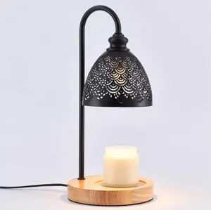 Lampara Calentadora De Velas Candle Warmer Lamp with 2 Bulbs for Scented Candle Wax Burner Bedside Table Lamps