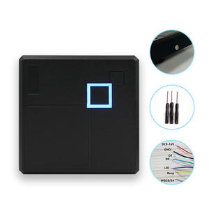 Lector de Tarjetas RFID de Proximidad <span class=keywords><strong>Walden</strong></span> Impermeable de 125Khz con Interfaz Wiegand 26, ABS, con Teclado - Product Image 2