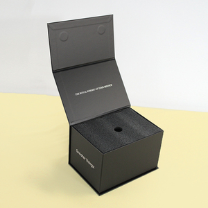 Custom Luxury Black Magnet Flap Clothing <b>Paper</b> Box Foldable Magnetic Closure Gift <b>Boxes</b> - Product Image 4