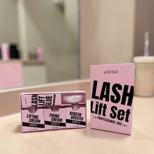 Set de Lifting de Pestañas JOVISA, Distribuidor Exclusivo, para Pestañas y Cejas, Rizado Natural, Crema y Líquido, Sin Olor, Fácil de Usar - Product Image 1